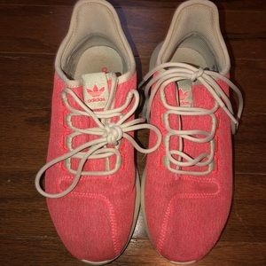 Adidas Tubular Shadow in Coral